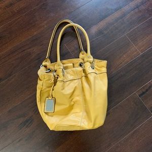 Tignanello leather boho bag